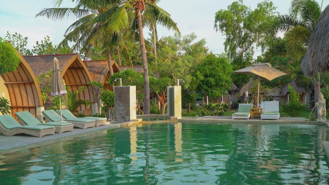 Puri Air Beach Resort & Spa Gili Air Esterno foto